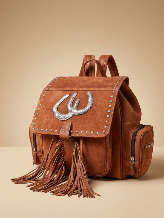 American Darling Rustic Giddy Up Western Fringe Backpack main image 6